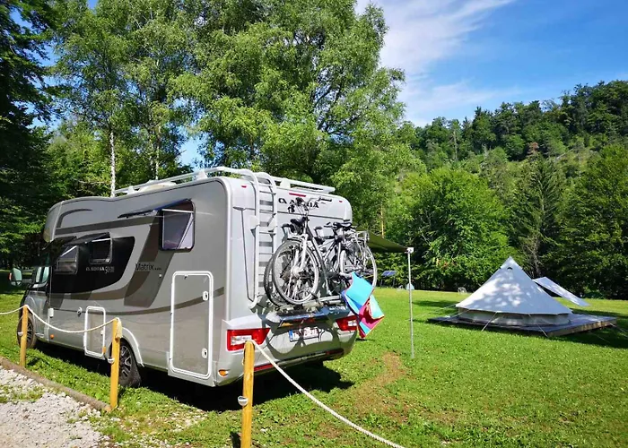 Campingplads Eco River Camp - Pitches Radovljica